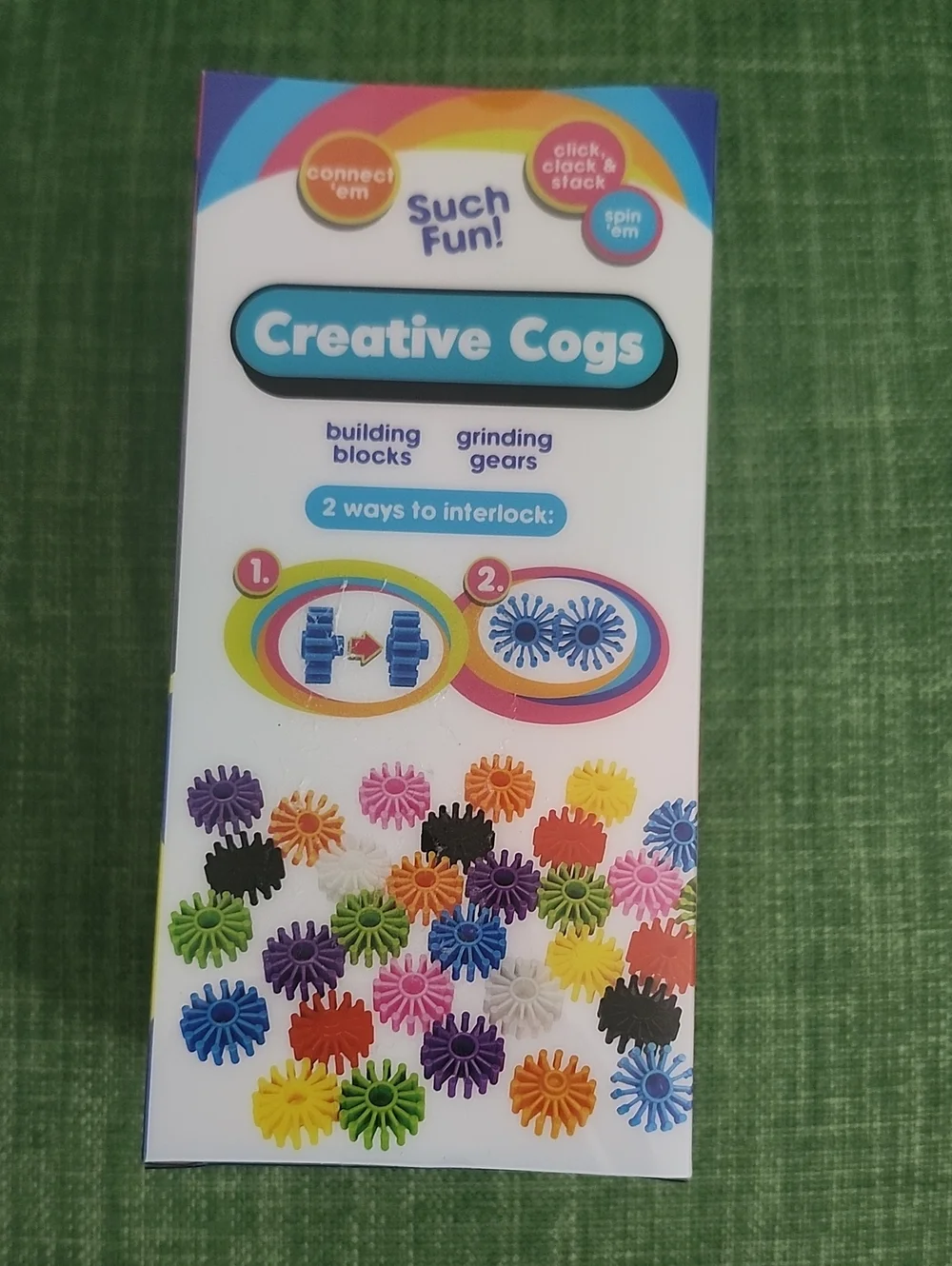 Creative Cogs Building Blocks - Multicolor Connector Toy